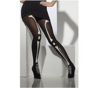 Collants Squelette Noir Et Blanc - Noir / blanc Blanc G