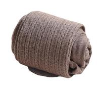 Collants thermiques en tricot torsadé pour femme - Legging d'hiver en coton épais - Collants à haute élasticité - Plusieurs couleurs disponibles - Legging amincissant à haute élasticité, No velvet