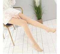 Collants Thermiques Hiver Femme - SHOP-STORY - Winter Tights - Doublure Polaire - Taille Unique (34-42) - Beige 34/42