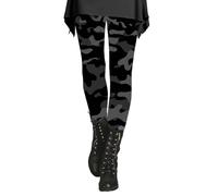 Collants thermiques pour femme - Grandes tailles - Legging thermique d'hiver - Camouflage - Skinny - Long - Multicolore - Pantalon de yoga - Pantalon thermique d'hiver - Pantalon de loisirs - Doublure