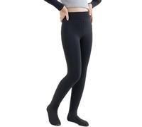 Collants thermiques pour filles avec doublure en polaire, collants d'hiver chauds et opaques, en polaire épaisse, collants fins, protection contre le froid, collants chauds et confortables, leggings