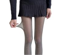 Collants transparents brillants pour femmes offrant élégance quotidienne avec confort extensible et design sans coutures polyvalent (Dark Gray, One Size)