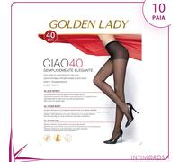 Collants Transparents Golden lady Bonjour 40 Tanière 10 Paire