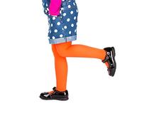 Collants unis et opaques pour filles - 60 deniers - Sentelegri - Orange - âge 5-6