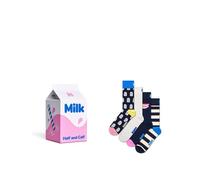 Collants Unisexe HAPPY SOCKS Lait Carton Gift Set 4 Paire Blanc 41_46 380330