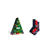 Collants Unisexe HAPPY SOCKS Vacances Arbre Gift Set 3 Paire Vert 36_40 380333