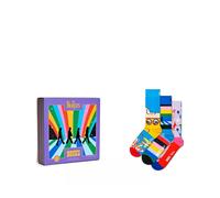 Happy Socks Beatless Gift Set Crew Socks 3 Pairs Multicolore EU 36-40 Homme,Femme
