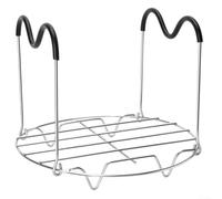 Collapsible Steamer Rack 6QT 8QT Silicone Handles(A)