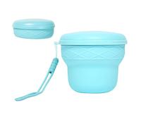 Collápsible Tasse de camping - Tasse d'eau d'extérieur de 200 ml | Tasse d'extérieur de 200 ml avec bord en acier inoxydable, tasse pliable en silicone pour campeurs et randonneurs, tasse de voyage