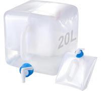 Collapsible Water Canister 10 L/20 L-Water Bottle With Tap-Foldable Camping Water Tank-Drinking Water Bottle-Food Safe-With Leak-Proof Measuring Tap And Handle