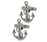 Collar and Cuffs London - Premium Cufflinks with Gift Box - Designer Cufflinks for Men - Solid Brass - Travel and Nautical Designs