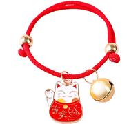 Collar de gato, colgante de gato de la Suerte, Adorable, Bonito Collar de gato Tejido para cachorro, Collar Con Campana para Año Nuevo 2022Professionnel