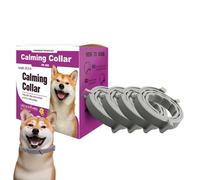 Collare Calmante per Cani - Matériau composite 65 x 2 cm Regolabile | Collari Pacificanti 4 Pezzi, Riduzione Stress E Ansia, Migliora Comportement | Casa E Viaggio