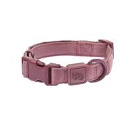 Collare per cani in robusto raso di poliestere con morbida imbottitura linea Suprema collare TAGLIA L bordeaux