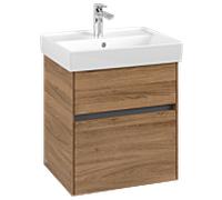 Villeroy & Boch Meuble sous-lavabo Collaro C00700RH 51x54,6x41,4 cm, 2 tiroirs, Chêne Kansas