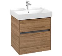 Collaro Villeroy et Boch vasque C00800RH 55,4x54,6x44,4cm, Kansas Oak