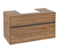 Collaro Villeroy und Boch vasque C01600RH 100x54.8x50cm, centre de vanité, chêne du Kansas