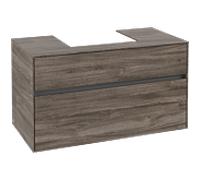Collaro Villeroy und Boch vasque C01600RK 100x54.8x50cm, centre de vanité, chêne pierre