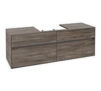 Collaro Villeroy und Boch vasque C02500RK 160x54.8x50cm, centre de vanité, chêne pierre