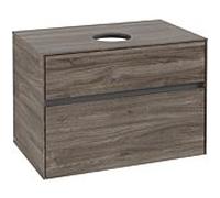 Collaro Villeroy und Boch vasque C03700RK 80x54.8x50cm, centre de vanité, chêne pierre