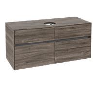 Collaro Villeroy et Boch vasque C04100RK 120x54.8x50cm, centre de vasque, Stone Oak