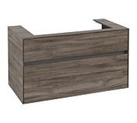 Collaro Villeroy und Boch vasque C02000RK 100x54.8x50cm, centre de vanité, chêne pierre
