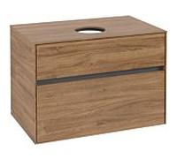 Collaro Villeroy und Boch vasque C03700RH 80x54.8x50cm, centre de vanité, chêne Kansas