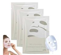 Collavie Masque Collagene,Collavie Bio-Collagen Masque Profond Réel,Masque Hydrogel,Amélioration De L'élasticité,Skincare Coréenne,Anti-âge Mask,Masque Anti-Rides Au Collagène Profond (3PC)
