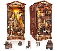 Collazoey Kit de Bricolage pour Maison de poupée Miniature,Monde Magique | Puzzle 3D en Bois, avec capteur de lumière LED, Cadeau d'anniversaire pour Adolescent et Adulte, Cadeau de Saint-Valentin