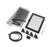 COLLBATH 1 Ensemble Filet Anti-Saut pour Aquarium Remplacement du Couvercle D'aquarium Couverture D'aquarium Couvercle Supérieur D'aquarium Couvercle D'aquarium Magnétique Plastique Noir