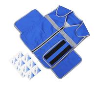 COLLBATH 1 Ensemble Gilet de refroidissement glace gilets rafraîchissants pour hommes Cas adulte refroidissement personnel cool gilet personnel gilet de travail homme gilet froid PVC Bleu