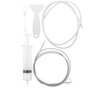 COLLBATH 1 Ensemble kit de dragage frigo réutilisable décapant de trou de vidange de réfrigérateur grattoir de nettoyage de dégivrage de congélateur extracteur de trou de vidange Plastique