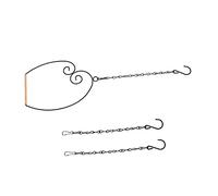 COLLBATH 1 Ensemble Support à Oiseaux en Fer forgé Cage Oiseaux Cage à Oiseaux pour Oiseaux carillons éoliens pôle balancoire Exterieur Support de Support de Perroquet de Fer Le Fer