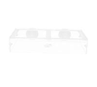 COLLBATH 1 Pc Anneau d'alimentation pour Aquarium Poisson Betta Belvédère Plantes Décoratives pour Aquarium Grand Aquarium Fruit Mangeoires pour Poissons Boîte Bol Transparent Acrylique