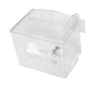 COLLBATH 1 Pc Box D'élevage Isolé Plaque Tournante Fourniture De Décoration Réutilisable Grattoir Double Face Gonflable À L'épreuve des Bébés Fournir Pores Masques Piscine Plastique Blanche
