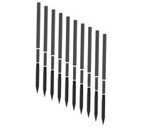 COLLBATH 10 Ensembles Lot de Piquets Extension pour Lampe Solaire de Jardin Support Plastique pour Éclairage Extérieur Piquets de Remplacement Polyvalents pour Lampadaires et Spots