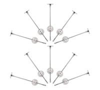 COLLBATH 10 Pièces Cabinet Lifting Support Frame With Soft Close Plastic Round Head Rod Hidden Hinges For Kitchen Cupboards Safe And Comfortable Cabinet Door Support