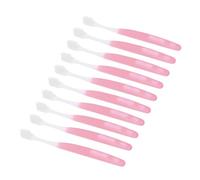 COLLBATH 10 Pièces Dental Brush Set For Sensitive Gums Extra Soft Bristles Small Head For Precise Cleaning Compact Plastic Toothbrushes Hotel And Home Use