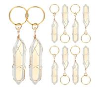 COLLBATH 10 Pièces Dreadlock Hair Charms Crystal Braids DIY African Inspired Hair Braid Rings Accessories For Women Men Wedding Party Outdoor