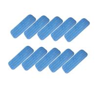COLLBATH 10 Pièces Lot de Serpillières Microfibre Réutilisables pour Balai Spray Lavables et Séchage Rapide Recharges Mop Pads Compatibles pour Sols Durs Carrelage et Stratifié