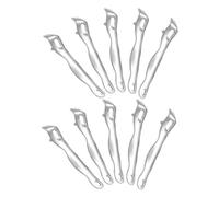 COLLBATH 10 pièces Ouvre-flacons Mini Inox pour Bouteilles Orales et Boissons Outil Manuel Ergonomique Infirmiers Pharmaciens et Usage Domestique