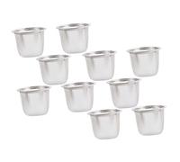 COLLBATH 10 Pièces Passoire à Thé Acier Inoxydable Filtre Mailles Fines Infuseur pour Thé Vrac Usage Maison et Professionnel Hauteur
