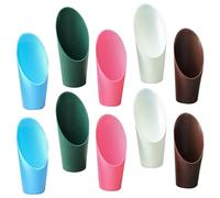 COLLBATH 10 pièces Pelle à Terre Plastique Mini Seau Jardinage Outil Multifonction pour Plantation Succulentes et Rempotage
