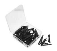 COLLBATH 100 coussinets de rechange pour recourbe-cils - Embouts de rechange pour recourbe-cils manuel - Coussinets de recharge noirs en silicone pour femmes et filles