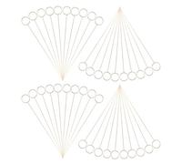 COLLBATH 100 Pinces à Cartes à Fleurs Dorées Rondes Porte-Mémos en Métal pour Décoration de Table de Mariage Porte-Noms Polyvalents pour Buffet Événements et Fêtes