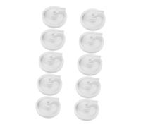 COLLBATH 10pièces Plastique pour Panier Inférieur Lave-vaisselle Kit de Remplacement Roulettes de Réparation pour Panier Bas