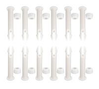 COLLBATH 12 Pièces Goupilles Plastique de Connexion pour Piscine Cadre Métallique Rectangulaire avec Joint Étanchéité Accessoires Remplacement pour Piscines Hors Sol