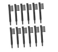 COLLBATH 12 pièces Kit de Brosses Nettoyantes pour Prothèses Auditives Outil Multifonction pour Nettoyage Précis des Appareils Auditifs Élimination Cire Débris Accessoires Pratiques pour