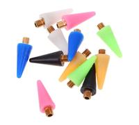 COLLBATH 12 pièces Lot de Pointes de Cire de Rechange pour Stylo de Sélection Pierres Outil Pratique pour Nail Art Assortiment Couleurs Blanc Noir Jaune Bleu Rose Vert Accessoire