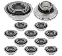 COLLBATH 12 Pièces pièces de rechange pour le déambulateur petit roulement de plateau tournant roulements de remplacement de fauteuil roulant roulette de chaise de transport Grey